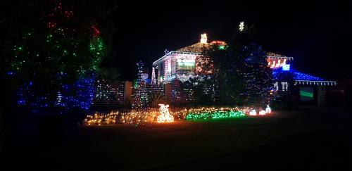 See the Christmas lights at 12 Drumbeat Place , Coomera , QLD