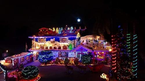 See the Christmas lights at 7 Mallee Street, Quakers Hill, NSW