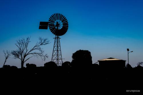 Lonesome Windmill in the Australian Outback