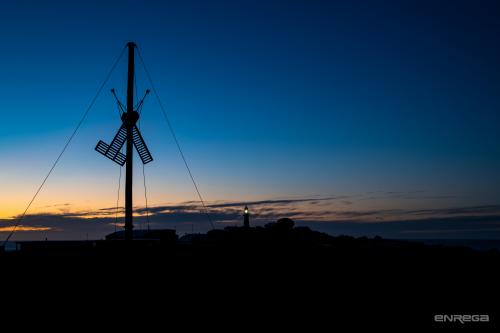 Low Head Lighthouse & Signal Station at dusk