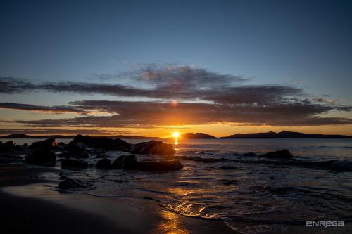Sunrise at Swansea in Tasmania